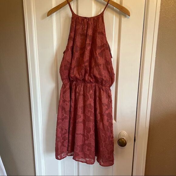 Rose color Francesca’s lace dress - Picture 11 of 15
